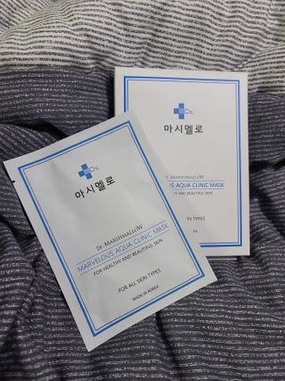 닥터마시멜로 닥터마스멜로 마블러스 아쿠아 클리닉 마스크 — 4점을 준 리뷰어가 2021년 3월 올린 사용 사진