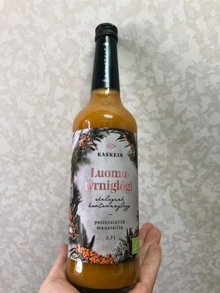 H365 [Kaskein Luomutyrniglögi] 핀란드 전통 무알콜 멀드와인 시벅톤 글로기 — 5점을 준 리뷰어가 2021년 4월 올린 사용 사진