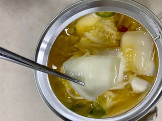 셰프애찬 단호박 백김치 1kg — 5점을 준 리뷰어가 2022년 10월 올린 사용 사진