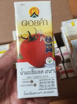 도이캄 착즙 완숙 토마토 200ml 12팩 무설탕 태국왕실 기내식주스 — 5점을 준 리뷰어가 2021년 2월 올린 사용 사진