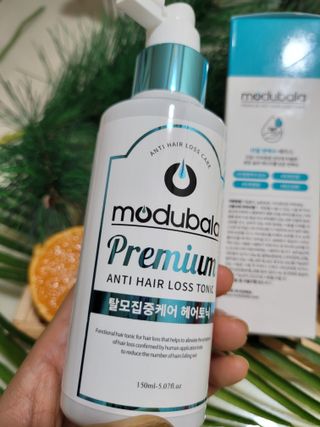 모두발라 탈모집중케어 헤어토닉 — 5점을 준 리뷰어가 2021년 12월 올린 사용 사진