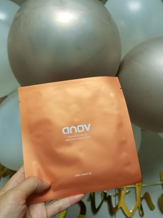아노브코스메틱스 리커버 마스크팩 — 5점을 준 리뷰어가 2021년 11월 올린 사용 사진
