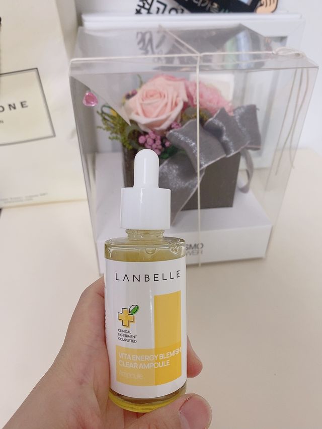 랑벨 비타 에너지 잡티 앰플 50ml 고농축 비타민, 저자극, 수분 촉촉, 미백 앰플 리뷰 사진