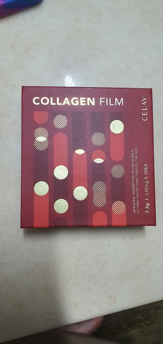 프리마인 귀족의 콜라겐, 92배 흡수율. 럭셔리 프리미엄 셀라브 콜라겐필름 30매 — 4점을 준 리뷰어가 2021년 10월 올린 사용 사진