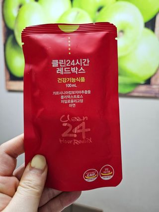 클린24시간 레드박스 1BOX(5포) + 전용보틀(500ml) — 5점을 준 리뷰어가 2024년 3월 올린 사용 사진