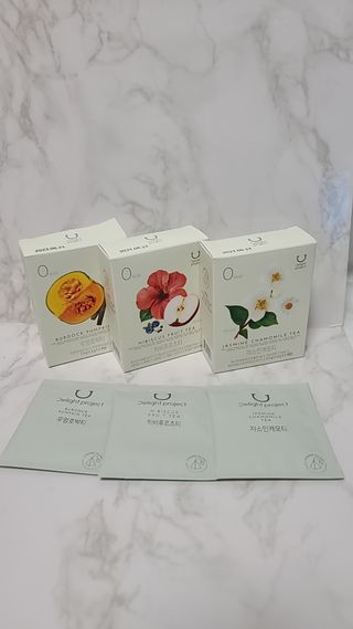 딜라이트 프로젝트 블렌딩티 우엉호박티, 히비후르츠티, 쟈스민캐모티 — 5점을 준 리뷰어가 2021년 7월 올린 사용 사진