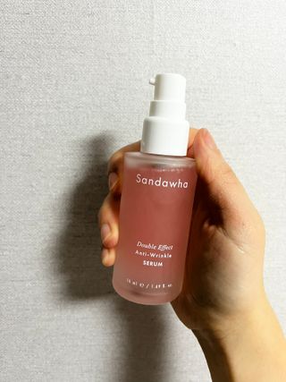산다화 더블 이펙트 안티 링클 세럼 50ml — 5점을 준 리뷰어가 2023년 4월 올린 사용 사진