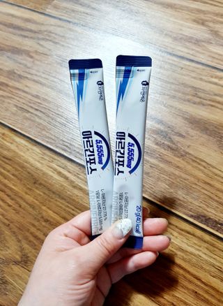자연에온 아르긴포스 L-아르기닌 5555mg 스틱 15개입 1박스 — 5점을 준 리뷰어가 2022년 1월 올린 사용 사진