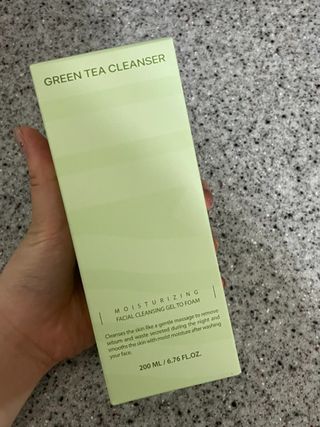프리마인 메이크업과 들뜨는 각질까지 한방에 깐달걀로! 순하기까지한 셀베이스 그린티클렌저(200ml) — 5점을 준 리뷰어가 2023년 5월 올린 사용 사진