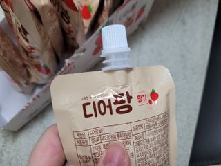 [몸엔용] 우리 아이 건강간식, 달콤한 녹용곤약젤리 디어팡 4종 — 5점을 준 리뷰어가 2021년 8월 올린 사용 사진