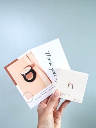 하멜 비건 아쿠아 글로우 제로핏 쿠션 — 4점을 준 리뷰어가 2022년 8월 올린 사용 사진
