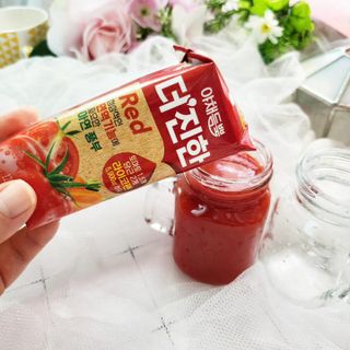 [롯데칠성] 야채듬뿍 더'진한 [롯데칠성] 야채는 이제 COLORFULL! 야채듬뿍  더 진한 레드 4개 +퍼플 4개 (총 8개) — 5점을 준 리뷰어가 2023년 6월 올린 사용 사진