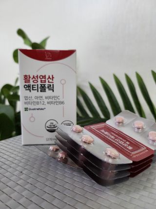 [리노브] 4세대 활성엽산 액티폴릭 270mg x 30정 — 5점을 준 리뷰어가 2022년 10월 올린 사용 사진