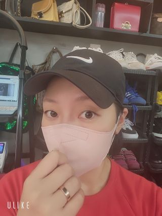 [애니가드] 셋업 메베마스크라이트  (대형 4컬러 + 중형 4컬러) — 5점을 준 리뷰어가 2022년 7월 올린 사용 사진