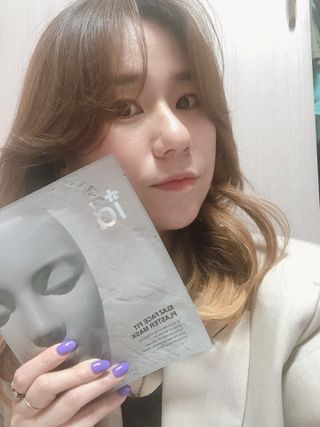 아이디플라코스메틱 페이스핏 플라스터 마스크 _ 리뉴얼 — 5점을 준 리뷰어가 2021년 4월 올린 사용 사진
