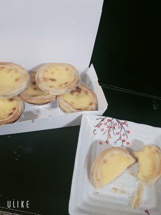 디앙뜨 포르투갈 에그타르트 오리지널 맛+패션후르츠+초콜릿타르트 맛 중 택1 — 4점을 준 리뷰어가 2021년 8월 올린 사용 사진