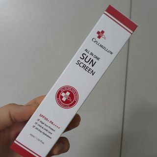 닥터셀멜로 셀멜로 올인원 선스크린 — 5점을 준 리뷰어가 2021년 4월 올린 사용 사진