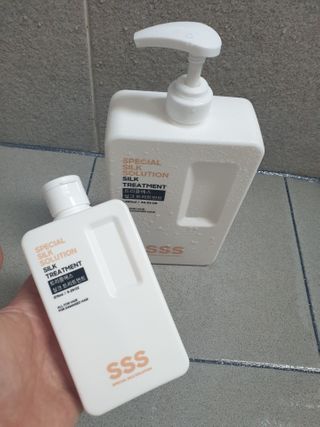 트리플에스 탈모 샴푸 275ml + 실크 트리트먼트 275ml — 5점을 준 리뷰어가 2021년 2월 올린 사용 사진