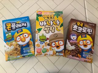 씨알푸드 뽀로로 시리얼 3종 — 4점을 준 리뷰어가 2022년 2월 올린 사용 사진
