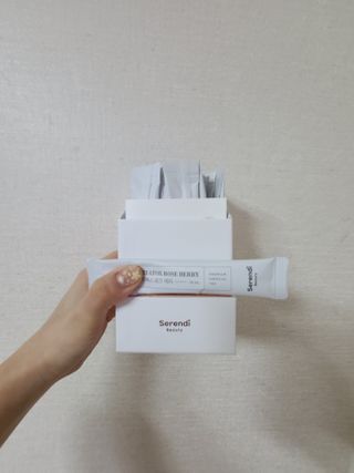 세렌디뷰티_이너뷰티 티톡스 로즈 베리 — 5점을 준 리뷰어가 2021년 3월 올린 사용 사진