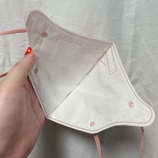 애니가드 셋업마스크 4컬러 각 10매입 [크리미베이지, 캐시미어로즈, 초콜렛브라운, 미드나잇네이비] — 5점을 준 리뷰어가 2022년 2월 올린 사용 사진