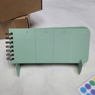 리훈 언더모니터 위클리 플래너 + 다정한 스티커 8mm 원형 칼라 얼굴 표정 1장 — 5점을 준 리뷰어가 2022년 4월 올린 사용 사진