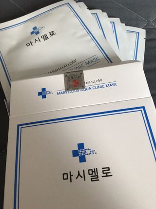 닥터마시멜로 닥터마스멜로 마블러스 아쿠아 클리닉 마스크 — 5점을 준 리뷰어가 2021년 3월 올린 사용 사진