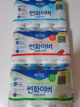 LIVE 매일바이오 썬화이버 드링킹 요거트 — 5점을 준 리뷰어가 2022년 8월 올린 사용 사진