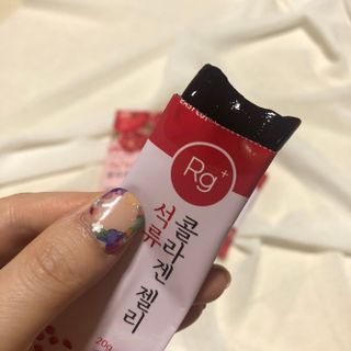 함초록 Rg+ 석류콜라겐젤리 — 5점을 준 리뷰어가 2021년 4월 올린 사용 사진