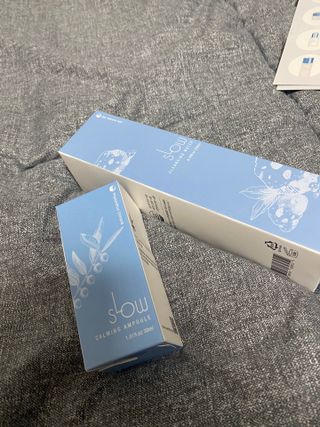 슬로우 스킨스 슬로우 여우구슬 앰플 — 4점을 준 리뷰어가 2021년 6월 올린 사용 사진