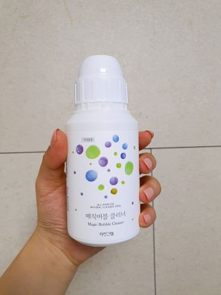자연그램 매직버블클리너 250g — 3점을 준 리뷰어가 2021년 2월 올린 사용 사진
