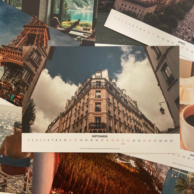 [라운디드] 2021 TRAVEL CALENDAR_여민수 리뷰 사진