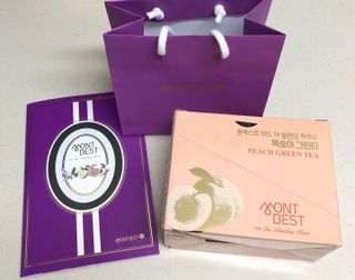 몽베스트 위드더 블랜딩 하우스 _복숭아 그린티 — 4.5점을 준 리뷰어가 2022년 12월 올린 사용 사진