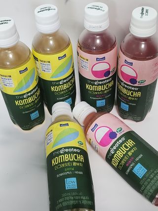 더그레잇티 콤부차 [매일유업] 더그레잇티 44kcal 콤부차 300ml *12개입 (오리지널 6개+베리리치 6개) — 5점을 준 리뷰어가 2023년 7월 올린 사용 사진