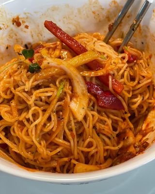 [한면원] 비빔국수 2인분 — 5점을 준 리뷰어가 2022년 8월 올린 사용 사진