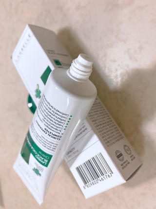 랑벨 랑바이오 블랙 시카 크림 50ml(블랙비 프로폴리스, 시카 4종, 판테놀 10 함유) — 5점을 준 리뷰어가 2023년 2월 올린 사용 사진