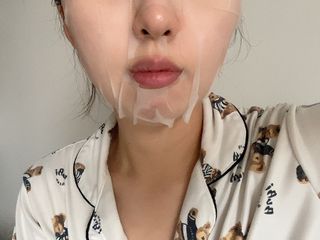제주인디 비타민 씨 데일리 모닝 케어 마스크 — 4.5점을 준 리뷰어가 2023년 12월 올린 사용 사진