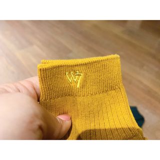[사이즈가 있는 양말 필로이] 남/여 골지 발목 양말 4족 세트 남【S, M, L, XL】여【S, M, L】_컬러 랜덤 — 4점을 준 리뷰어가 2022년 6월 올린 사용 사진