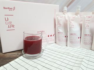 본리브 나 다운 시작 ABC주스 프리바이오틱스 — 5점을 준 리뷰어가 2021년 1월 올린 사용 사진