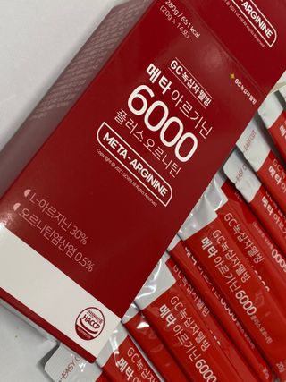 메타아르기닌 GC녹십자웰빙 메타 아르기닌 6000 플러스 오르니틴 — 5점을 준 리뷰어가 2022년 10월 올린 사용 사진