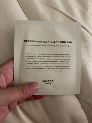 세렌디뷰티 리부스팅 시카 클렌징 패드 — 4.5점을 준 리뷰어가 2021년 7월 올린 사용 사진