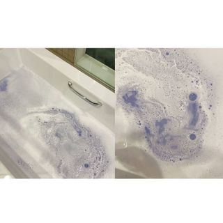 버블데이 배쓰밤 거품입욕제 버블바 6종 — 3.5점을 준 리뷰어가 2021년 8월 올린 사용 사진