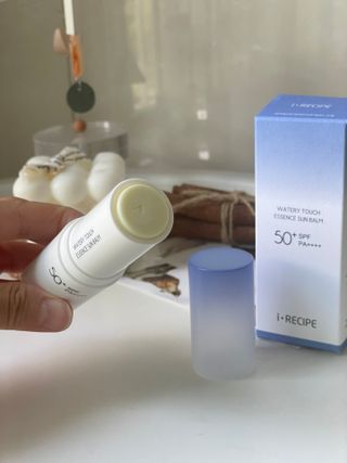 아이레시피 워터리터치 에센스 선 밤 [SPF50+/PA++++] — 5점을 준 리뷰어가 2023년 5월 올린 사용 사진