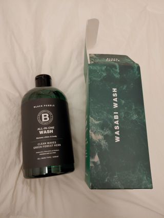 블랙페블 남성청결제 올인원 바디워시 클린 웨이브 — 5점을 준 리뷰어가 2021년 4월 올린 사용 사진