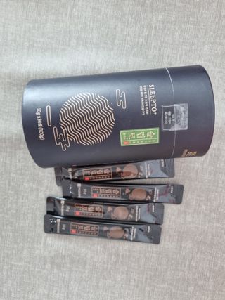 프리마인 자체 기업부설 연구소에서 찾아낸 건강한 수면의 비밀.  슬립토 플러스 30포 — 4점을 준 리뷰어가 2022년 5월 올린 사용 사진