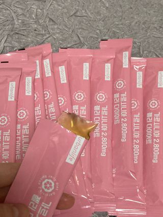 주식회사 얼굴반쪽 [얼굴반쪽 가르시니아 2,800mg] x 14포 1주 젤리 다이어트 보조제 체지방감소 — 5점을 준 리뷰어가 2021년 10월 올린 사용 사진