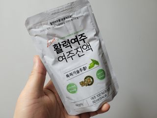 참유원 특허제조 활력 여주진액 여주즙 50포 — 4.5점을 준 리뷰어가 2022년 3월 올린 사용 사진
