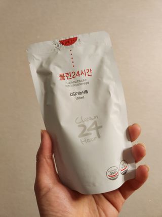클린24시간 1BOX(5포) + 전용보틀(500ml) — 4.5점을 준 리뷰어가 2023년 5월 올린 사용 사진
