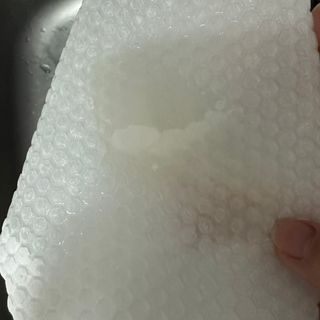 부직포나라 중금속유해물질ZERO 뜯어쓰는 주방 일회용수세미 60매 2매 — 4.5점을 준 리뷰어가 2022년 10월 올린 사용 사진