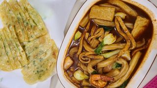 [푸딩팩토리] 즉석누들떡볶이 540g + 대구전통 납작만두 260g — 3점을 준 리뷰어가 2022년 12월 올린 사용 사진